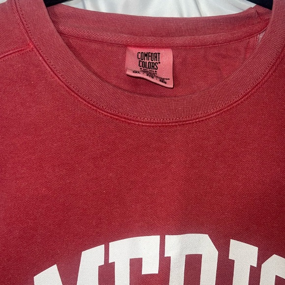 Shop Kristin Jones - Comfort Colors Red America Crewneck Sweater 2XL - Picture 5 of 5